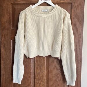 Crop sweater
